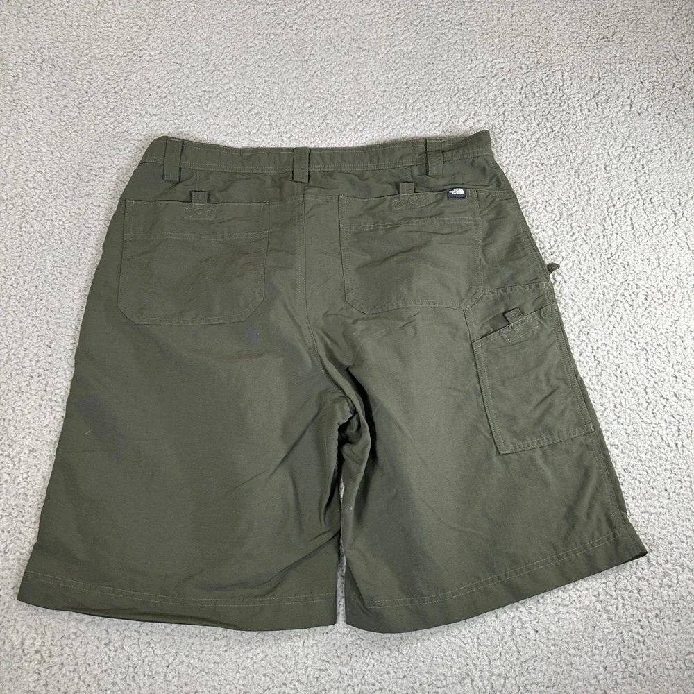 The North‎ Face Men's Cargo Shorts Olive Green Outdoor Size 38